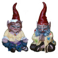 Meditating Yoga Zen Gnome Outdoor Statue 10 inch P63027