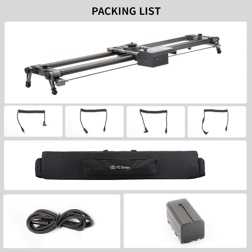 Motorized Camera Slider 100cm/39'' Carbon Fiber with APP Control H696