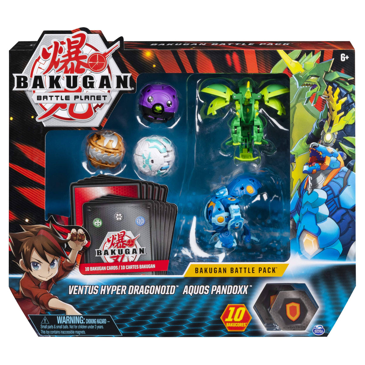Ventus Hyper Dragonoid and Aquos Pandoxx 5-Pack Collectible Figures R832882