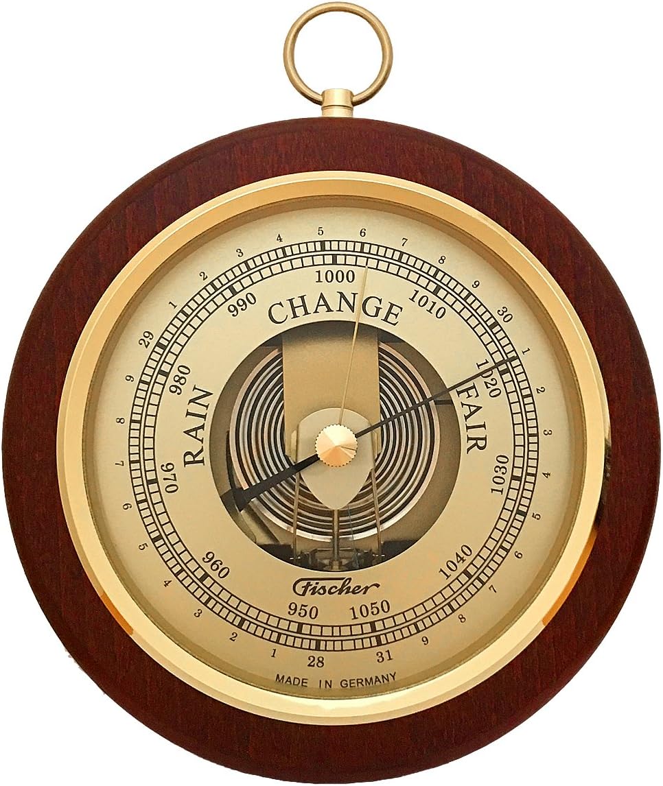 Brass-Mahogany Barometer Q525