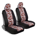 Rose Flower Seat Covers 2 Sets X109