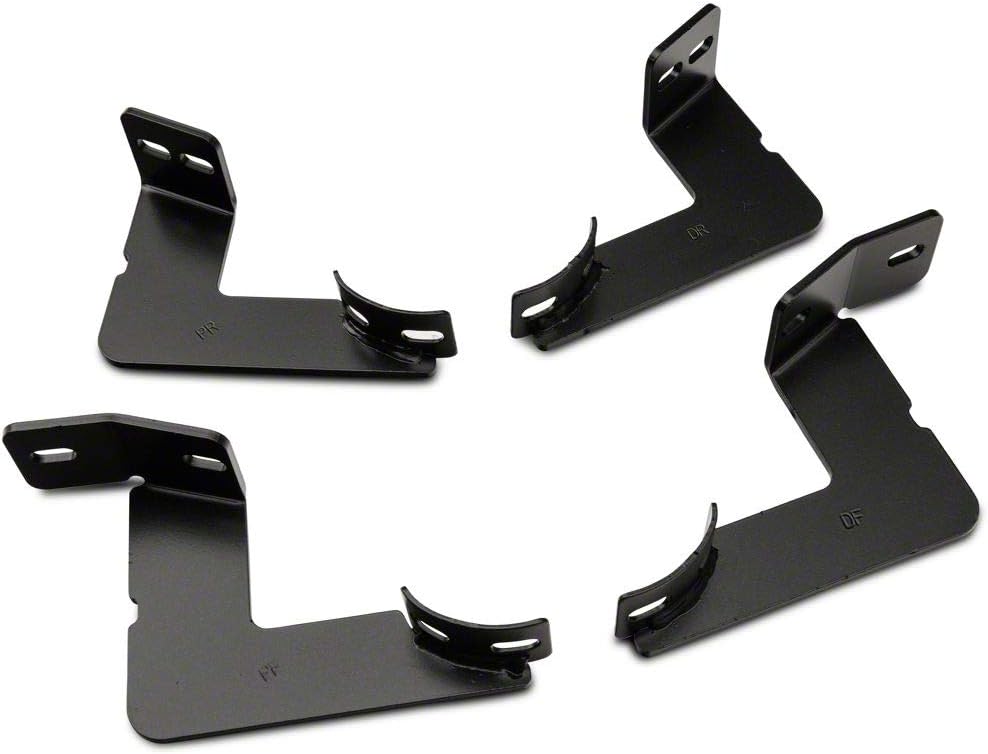 Black Oval Bent End Side Step Bars V838