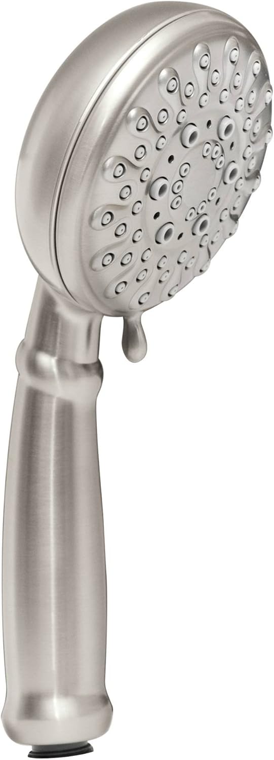 Spot Resist Brushed Nickel Hand Shower with Hose and Bracket, 4-Inch Diameter, Pack of 2 M1338