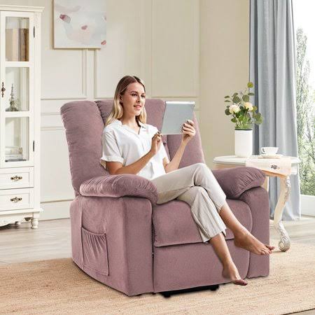 Heavy Duty Power Lift Recliner Chair with Side Pockets K211674