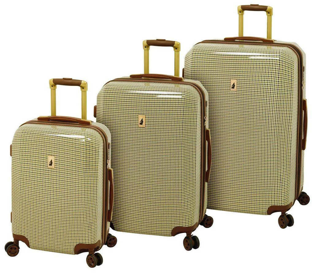 Olive Plaid Expandable Hardside Spinner Carry-On L78310
