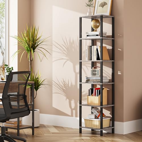 6-Tier Narrow Stackable Bookshelf A417