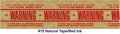 Printed Warning Pilfer Proof Reinforced Kraft Gummed Tape 3x22 x 450 Case of 10 Rolls V989254