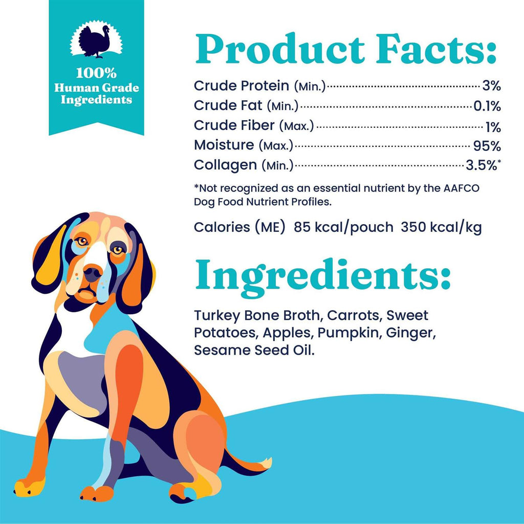Solid Gold Turkey Bone Broth with Pumpkin & Ginger Dog Food Topper C872419