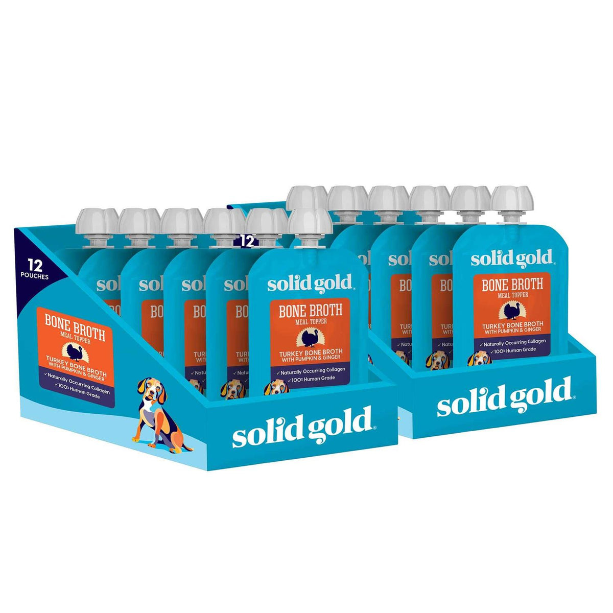 Solid Gold Turkey Bone Broth with Pumpkin & Ginger Dog Food Topper C872419