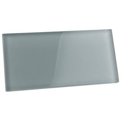 Blue Glass Brick Look Subway Tile H5014