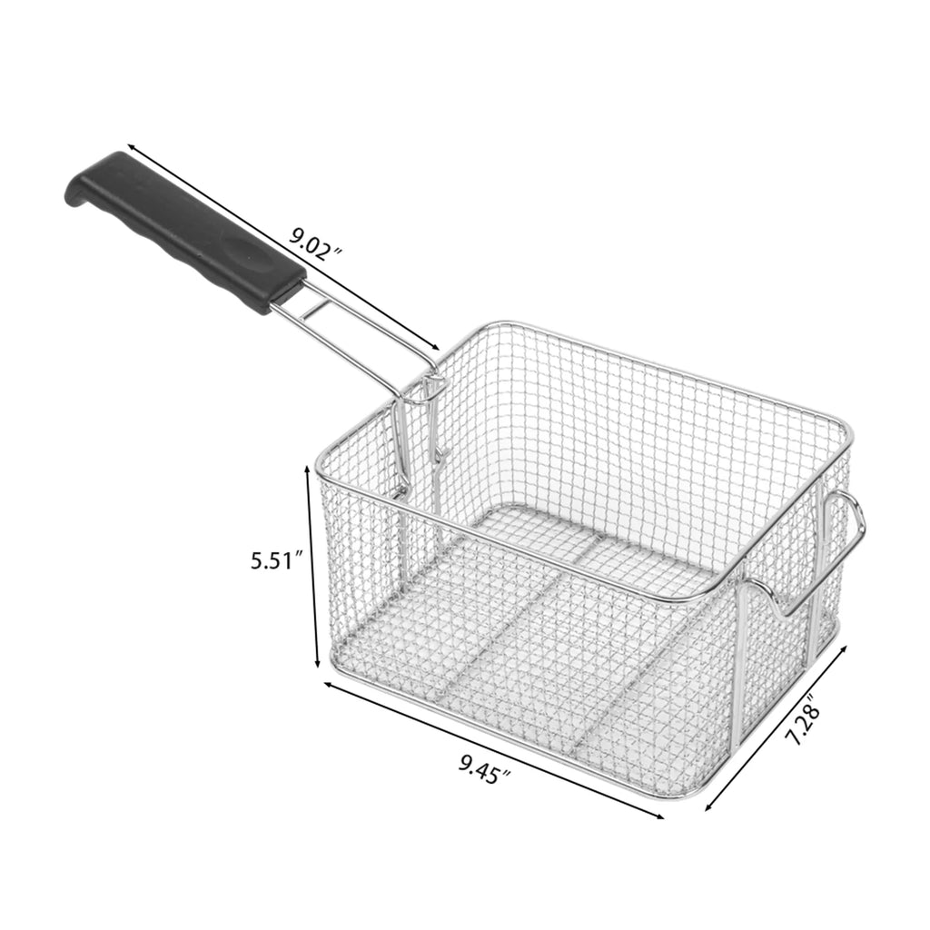 16L Stainless Steel Double Tank Deep Fryer 3400W V5232