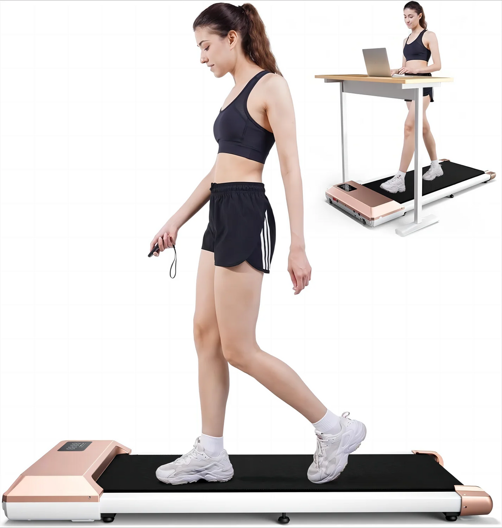 2.5Hp Ultra-Quiet Walking Pad Treadmill with Remote Control A581