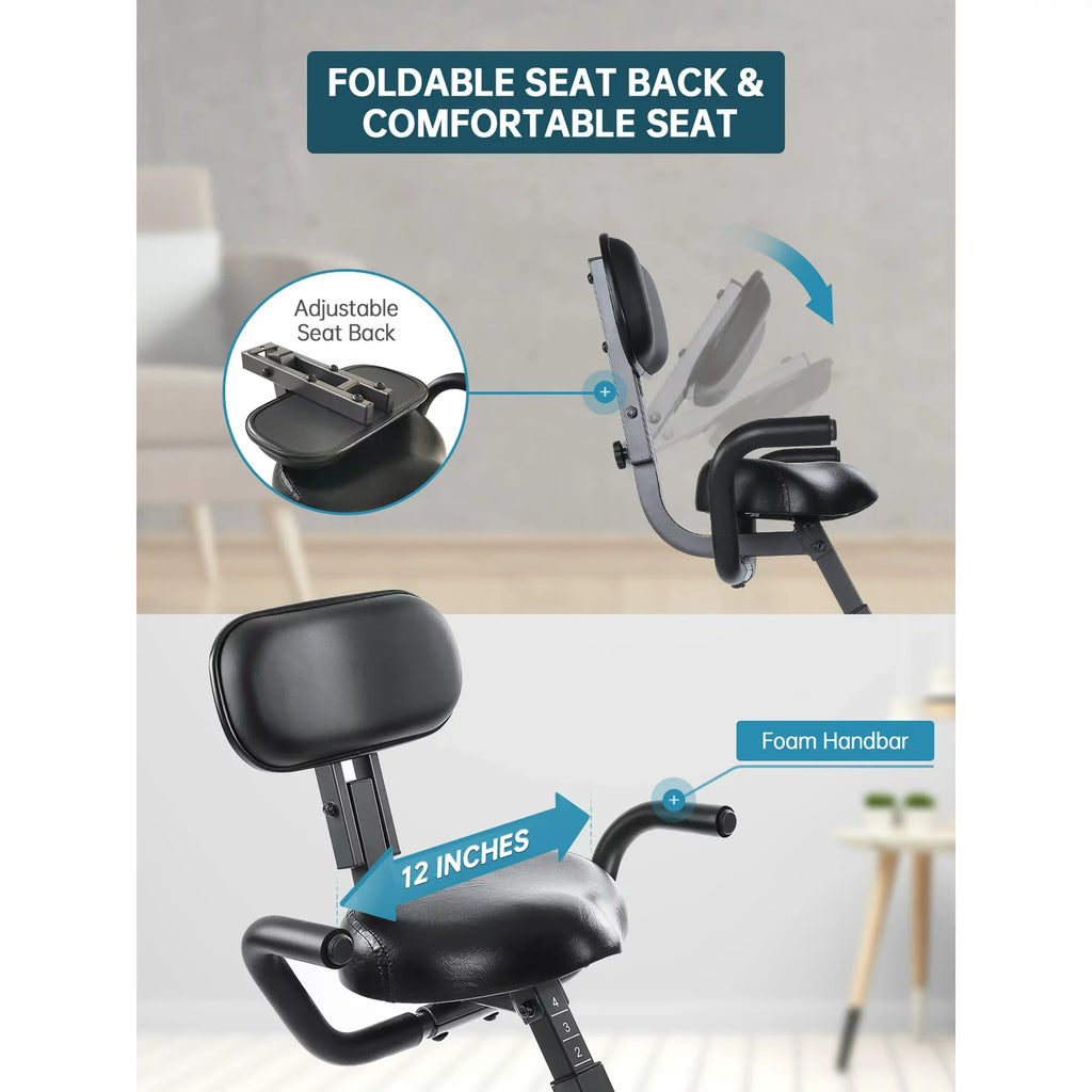 Folding Magnetic Stationary Exercise Bike T8683