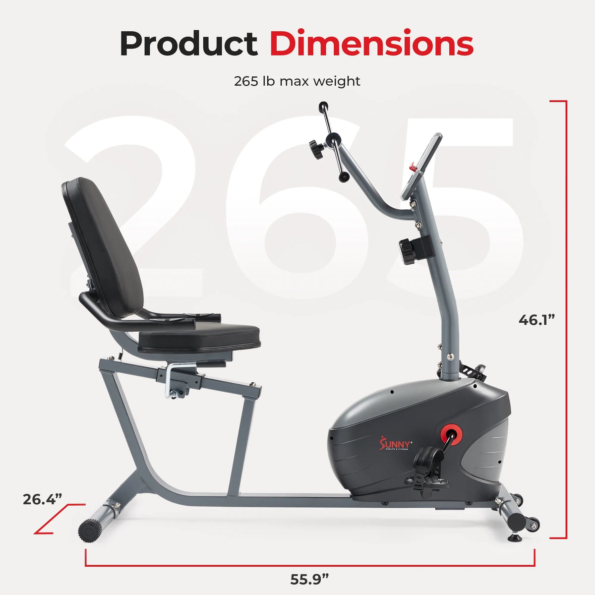 Recumbent Bike with Hand Cycle V210