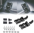 Black Aluminum Hood Latches, 1 Pair N730057