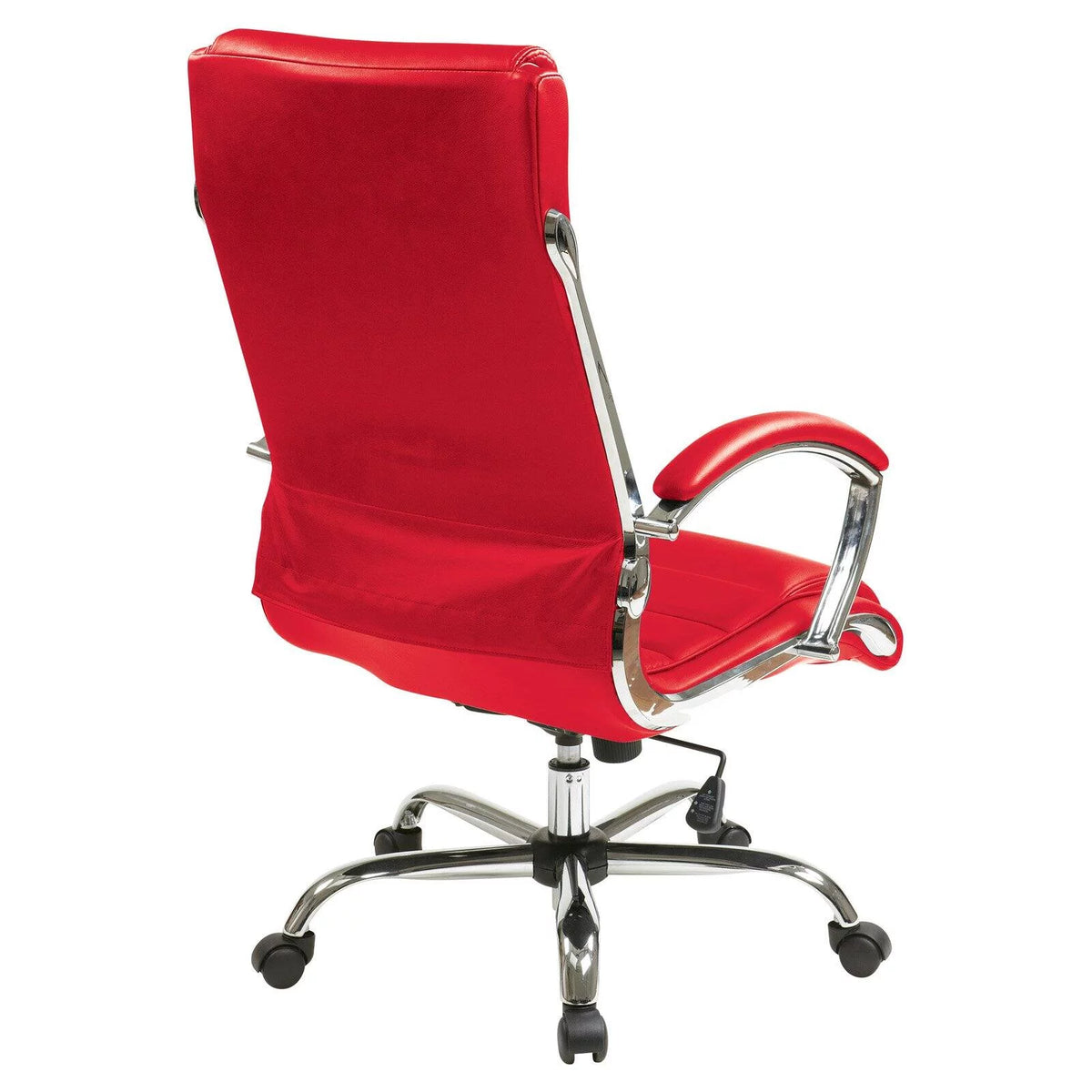 Cream Faux Leather Executive Chair W963