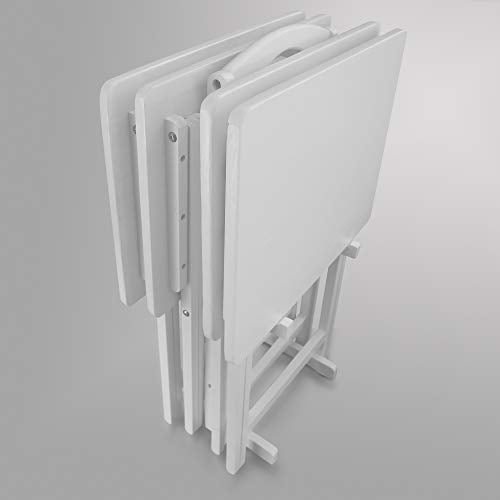 5 Piece Tray Table Set, Espresso K461