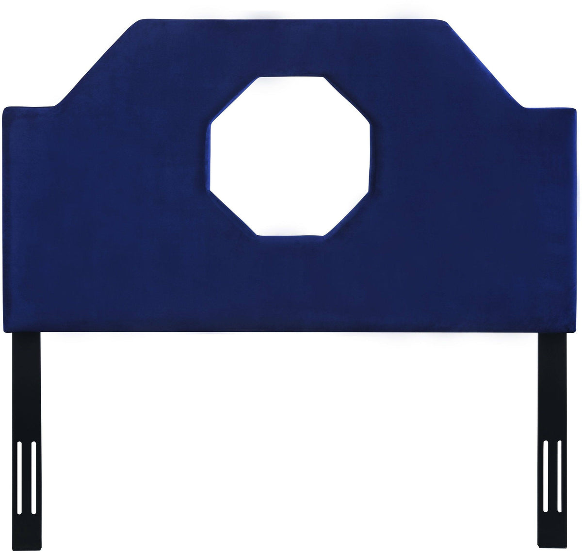 Navy Velvet King Headboard A839