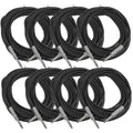 8 Pack 25 Foot TS 1/4 Patch Cables U27217
