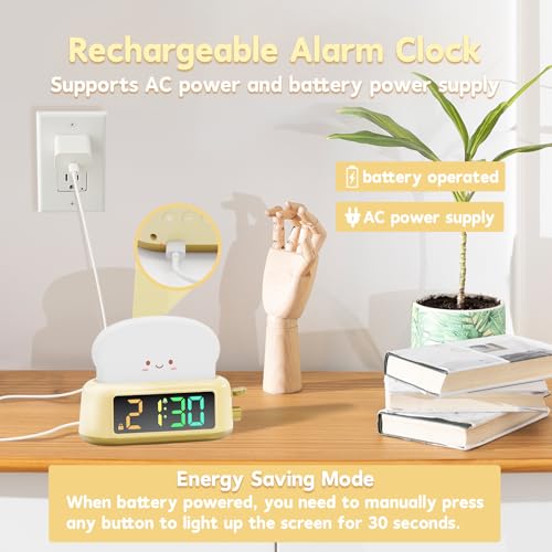 Kids Digital Alarm Clock with Night Light I653459