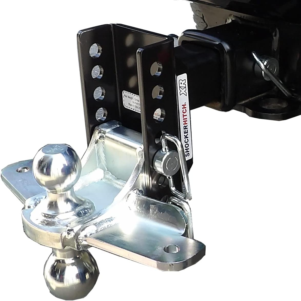 Combo Ball Mount with Sway Control Tabs, 12,000 lbs, Fits 2-1/2" Hitch H905