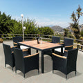 7-Piece Outdoor Patio Wicker Dining Set X26737
