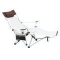Reclining Camping Chair with Foot Rest, 3.75 lbs, Supports 264 lbs V69810