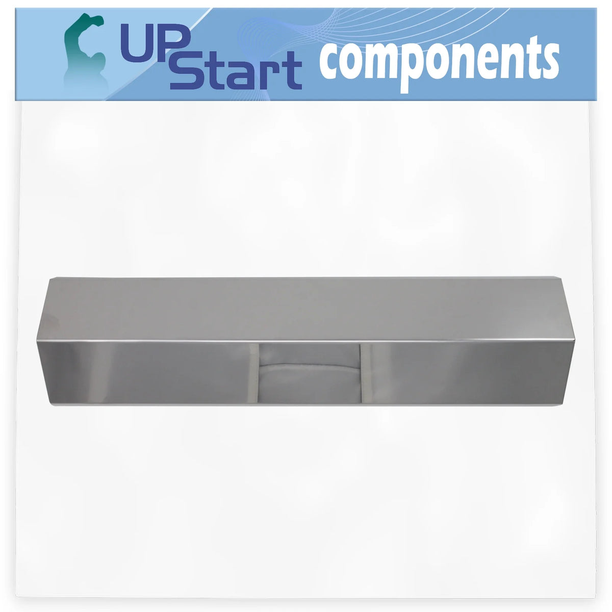 4-Pack Stainless Steel BBQ Grill Heat Shield Plate Replacement Parts 15" H164673