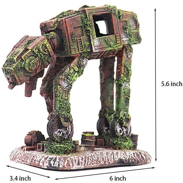 Aquarium Decorations Walking Land Tank Ornament T312