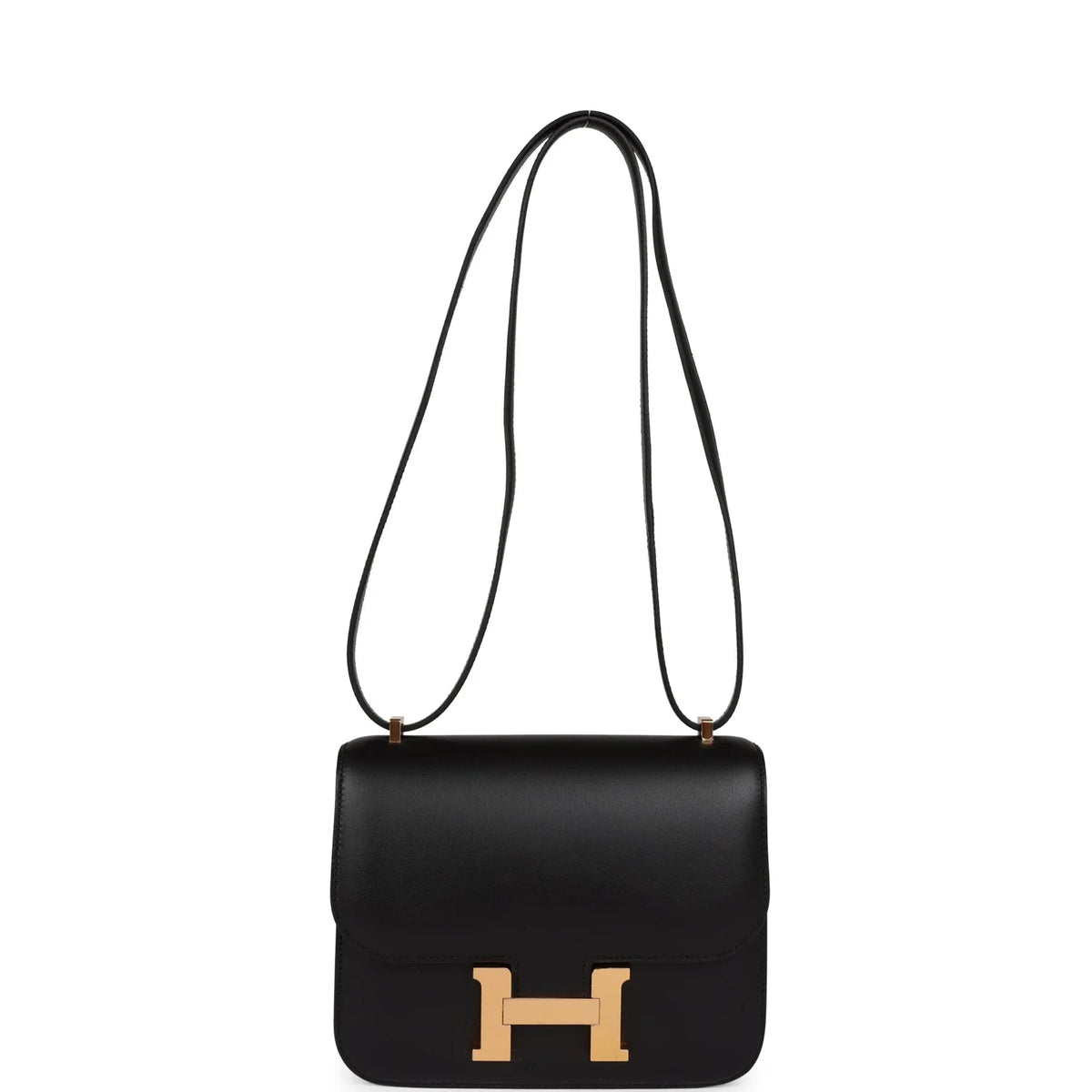Black Veau Monsieur Rose Gold Hardware Bag K55444