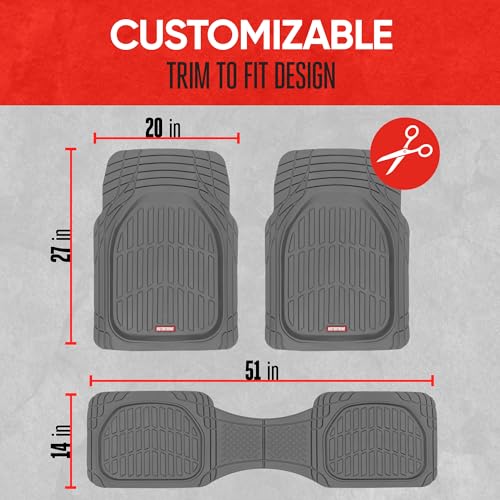 Black All-Weather Automotive Floor Mats Full Set G6462