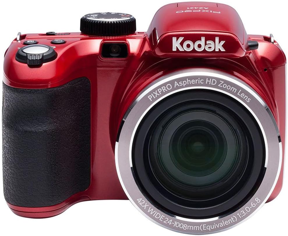 Red 16MP Digital Camera with 32GB SD Card Y804
