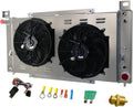 Aluminum 3 Row Radiator with Shroud and 2 x 14" Fan Relay O467715