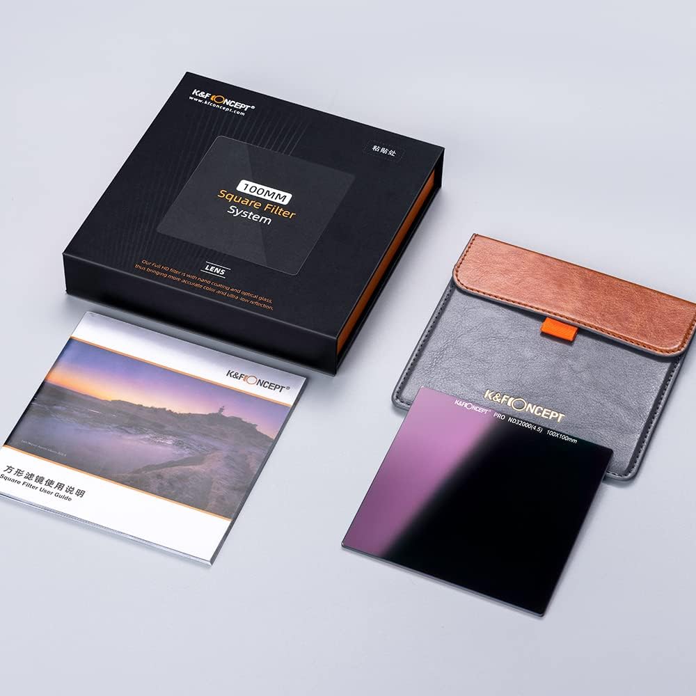 100x100mm Square 15 Stops Neutral Density Filter P488