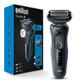 Electric Shaver with Beard Trimmer, Wet & Dry, Rechargeable, Cordless Foil Shaver, Blue O412