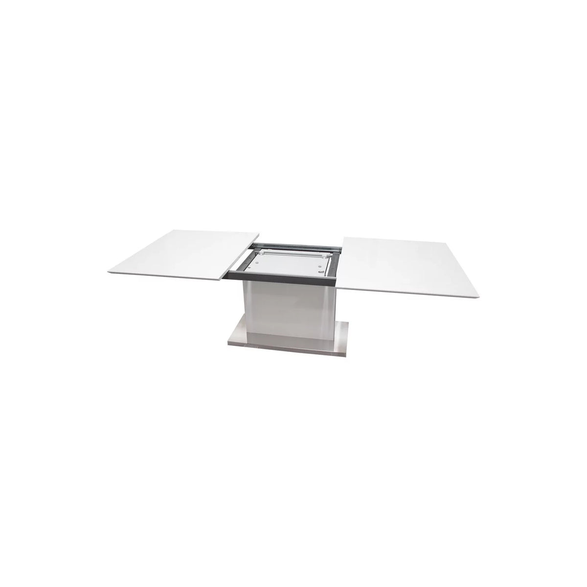 5-Piece Extendable High Gloss Wood Dining Set A673