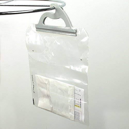 Hanging Storage Bags, 15-Pack of 10 x 12.5-inch Clear Plastic Bags X888978
