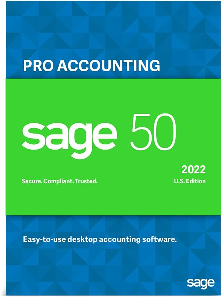 Sage 50 Pro Accounting 2022 Accounting Software D3144