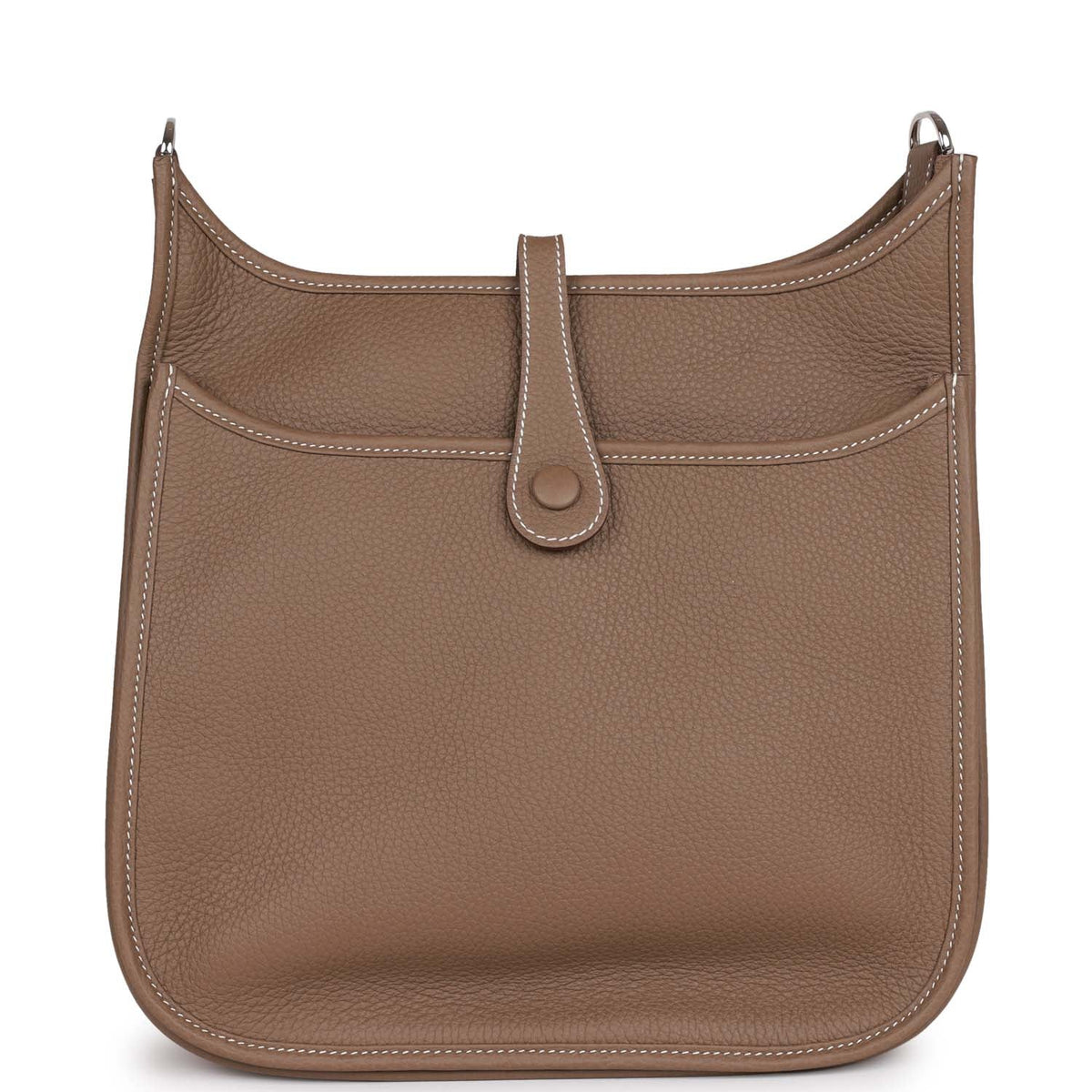 Etoupe Clemence Palladium Hardware Bag U299
