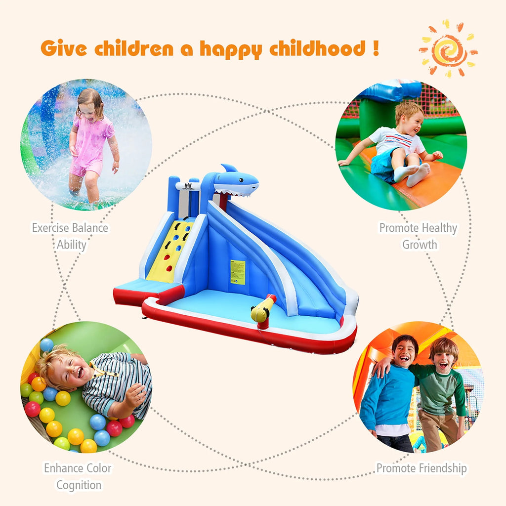 Inflatable Water Slide Bounce House Castle Splash Water Pool V90125