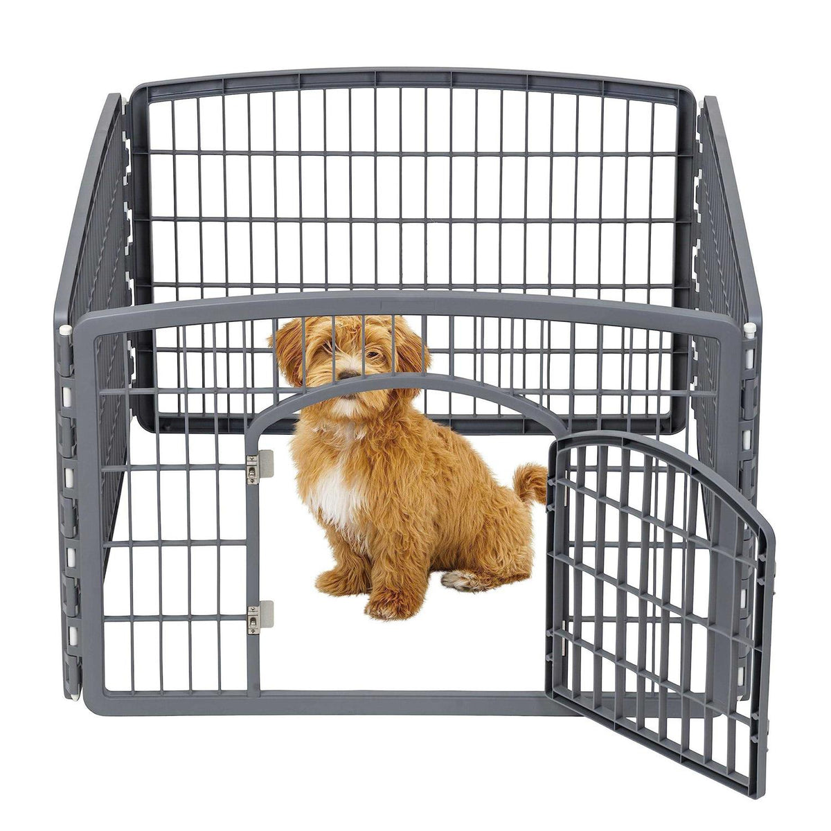 4-Panel Pet Playpen with Door J750