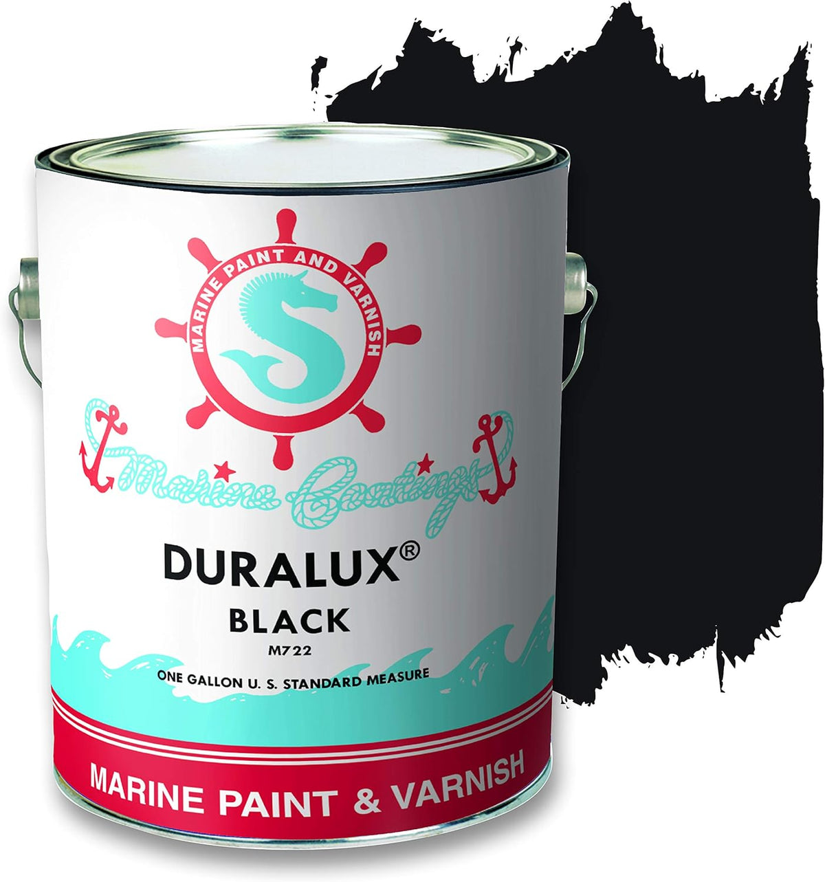 Marine Paint, Signal Red, 1 Gallon Pack of 2 Q155332