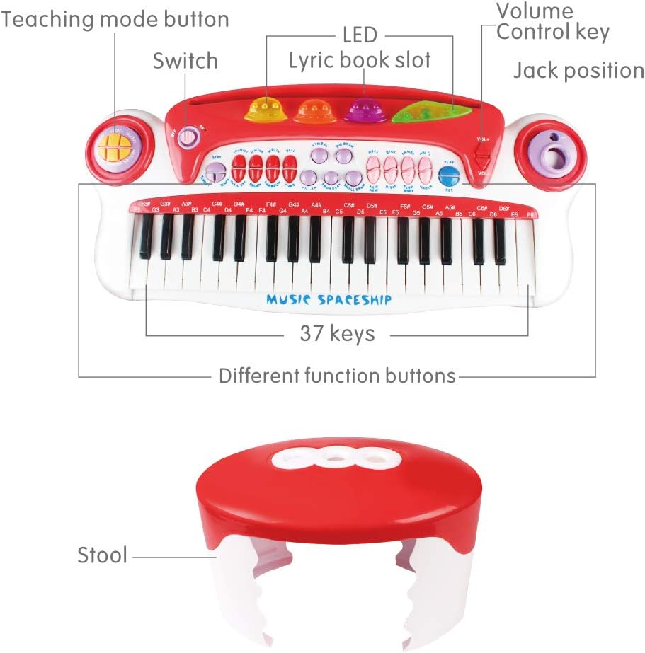 37 Keys Musical Toy Keyboard Piano Q179