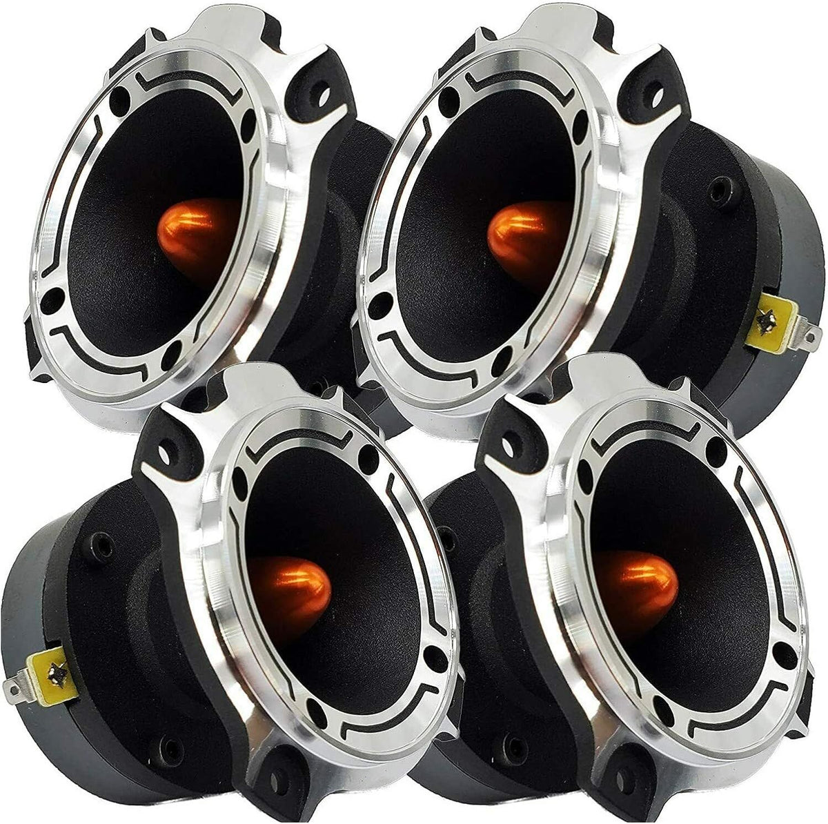 2400 Watts 4-Ohms Titanium Super Tweeter Loud Speaker with Aluminum Frame U5125