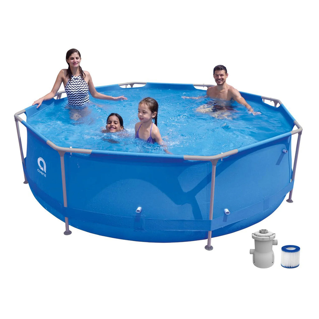 9ft x 30in Round Frame Swimming Pool W934