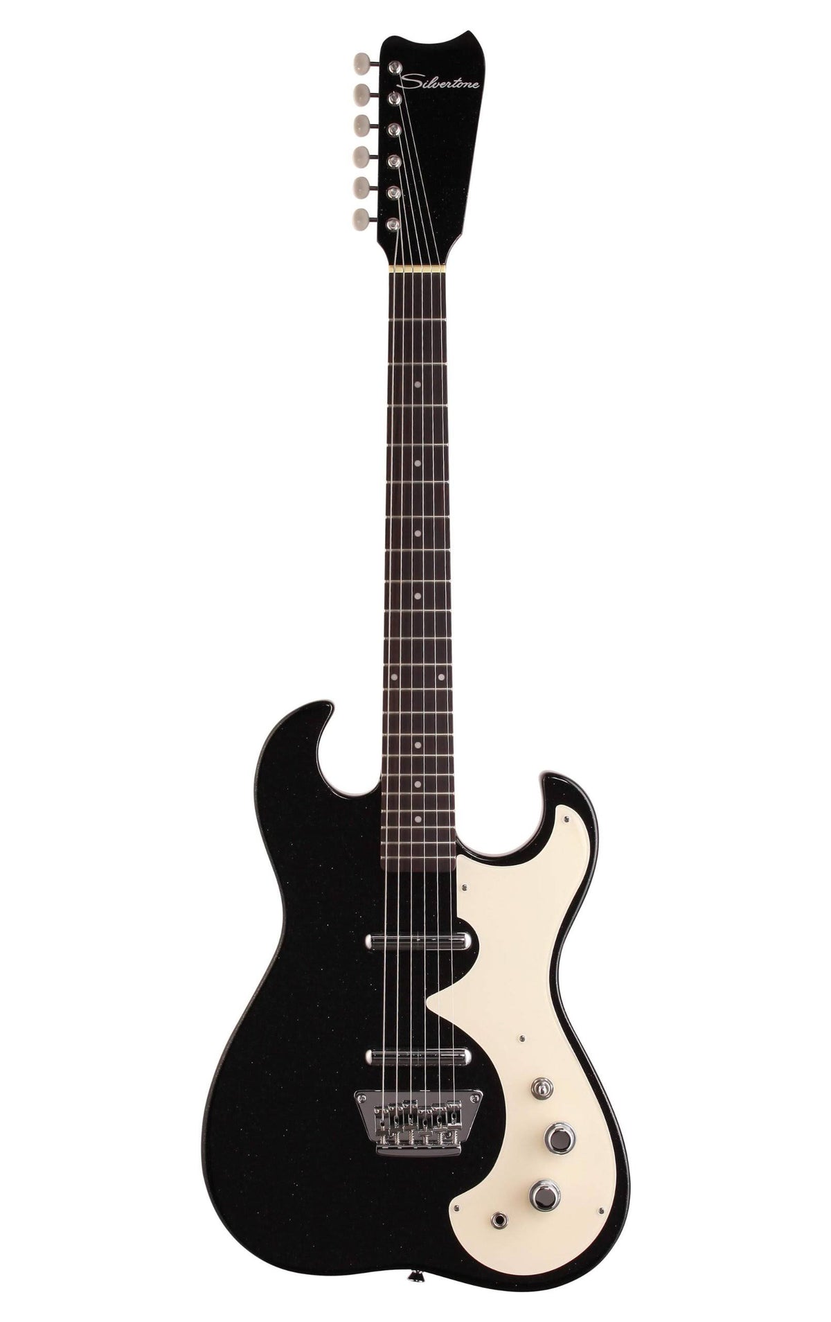 Black Silver Flake Electric Guitar V319450