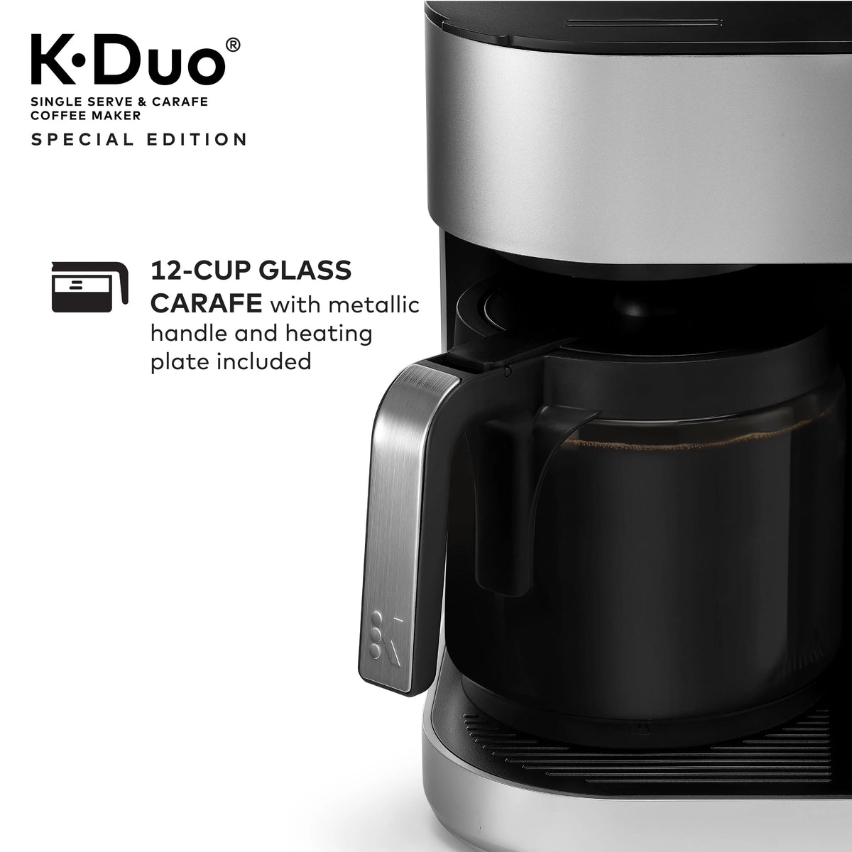 Single Serve K-Cup Pod & Carafe Coffee Maker Q247