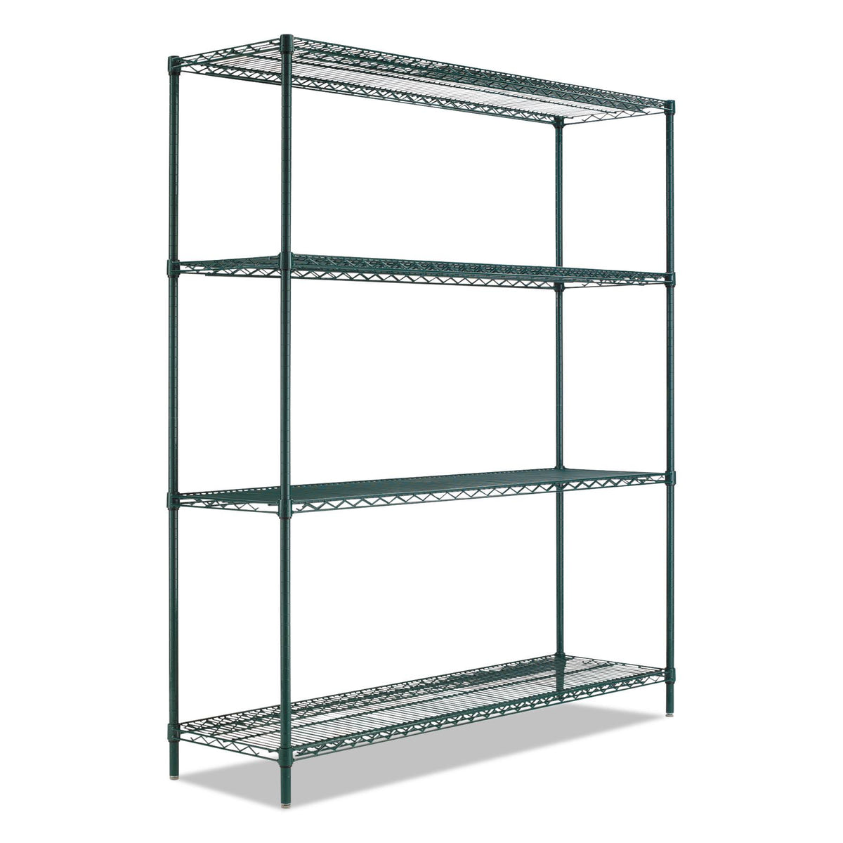 Black 4 Shelves Wire Shelving Kit R8454