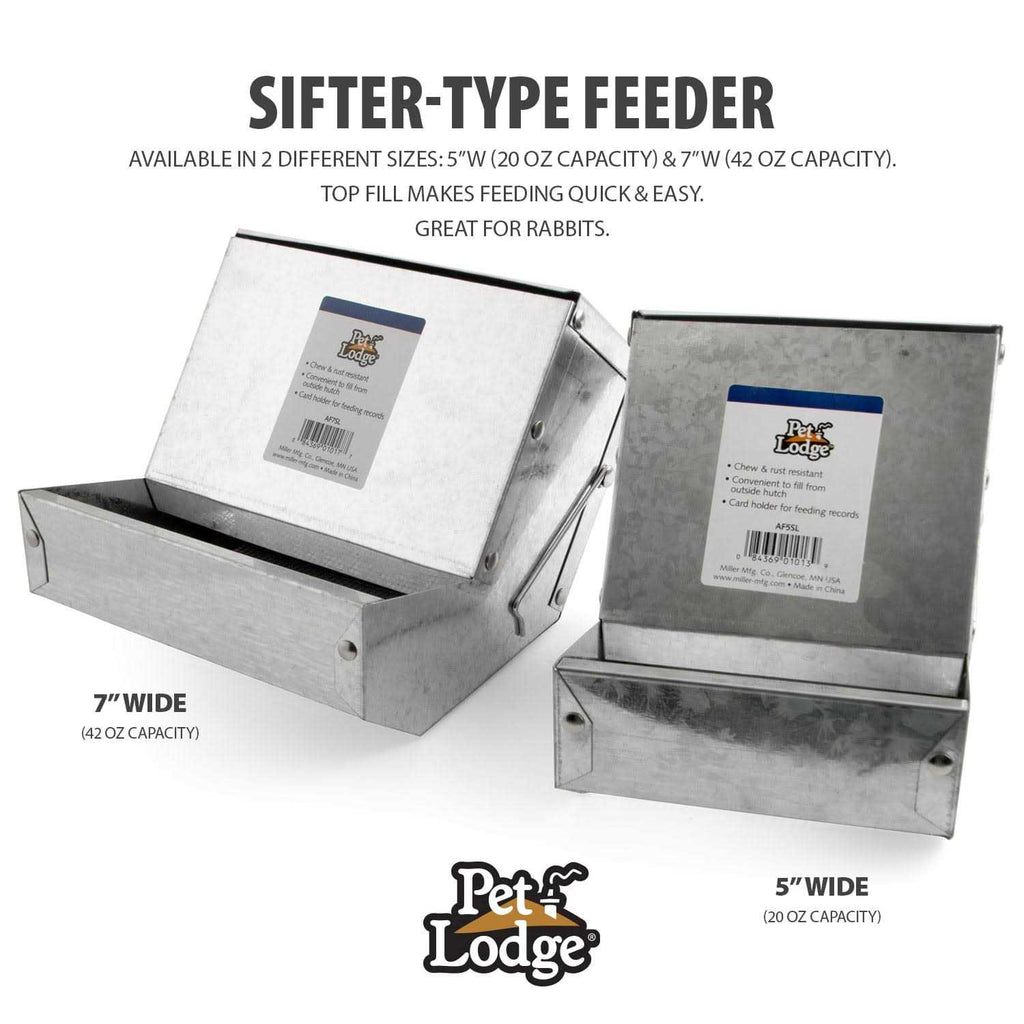 Feeder with Sifter Bottom & Lid B770