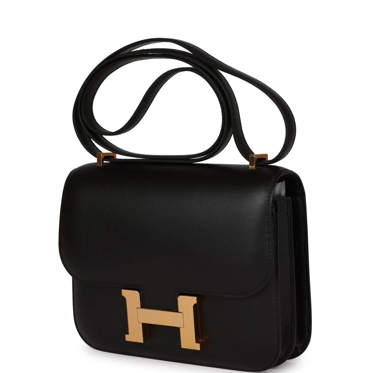 Black Veau Monsieur Rose Gold Hardware Bag K55444
